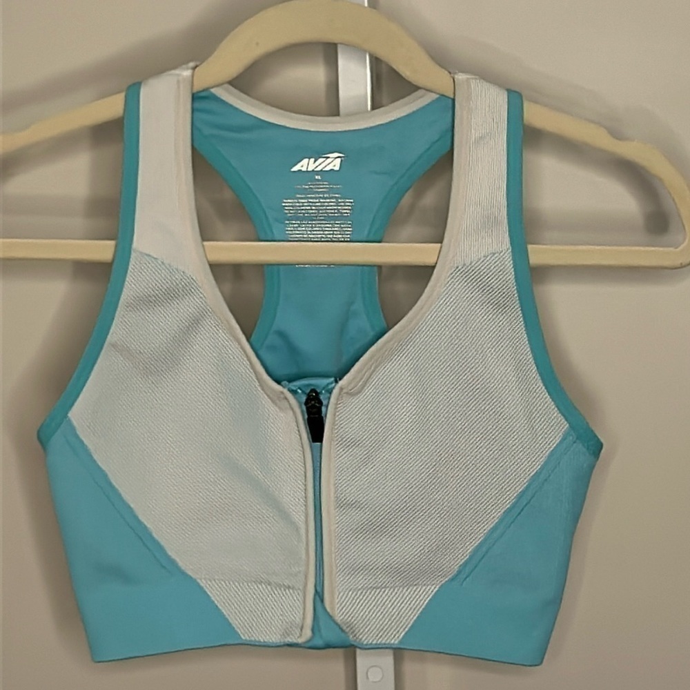 Avia Turquoise Sports Bra Size XL